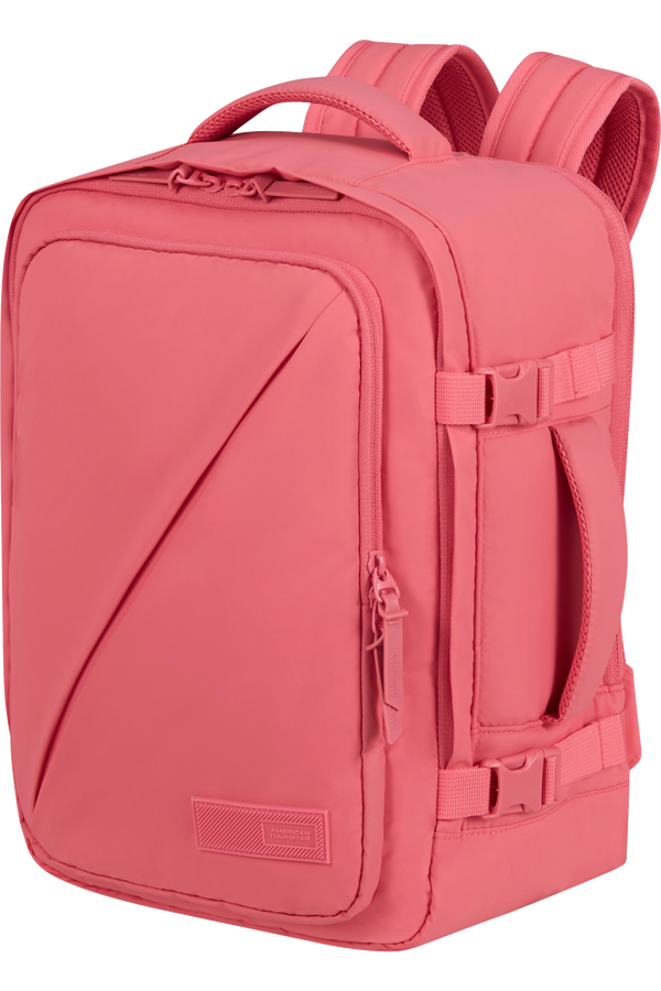 American Tourister Take2cabin Casual Backpack Puff S/M  Pink Glitch